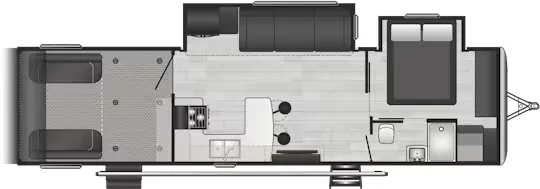 Keystone Fuzion Impact 317 floor plan