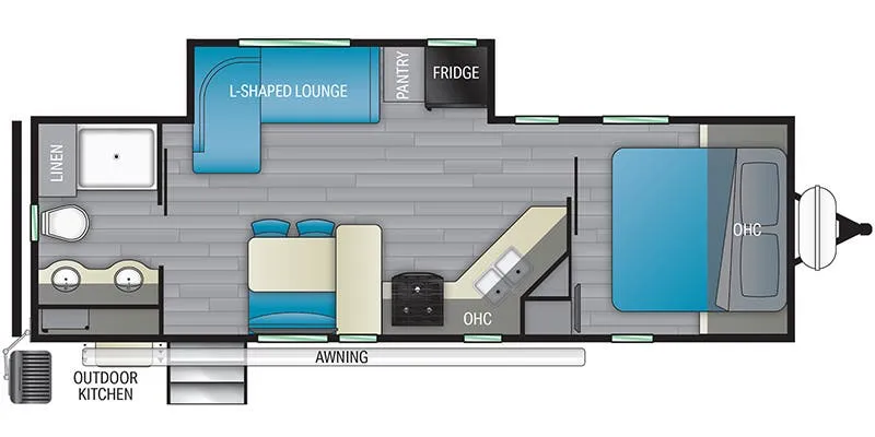 Heartland North Trail NT 25RBP floor plan
