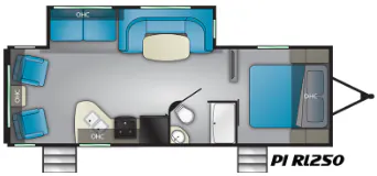 Heartland Pioneer RL250 floor plan