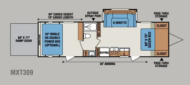 K-Z MXT MXT309 floor plan