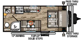 Venture RV Sonic SN190VRB floor plan