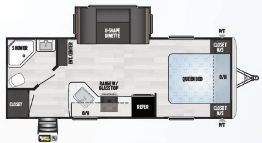 Keystone Springdale 212RBWE floor plan