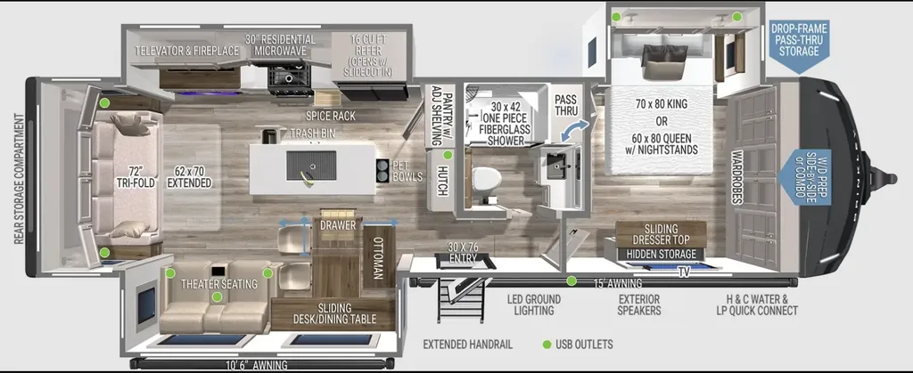 2027 Brinkley MODEL Z AIR 310 floor plan