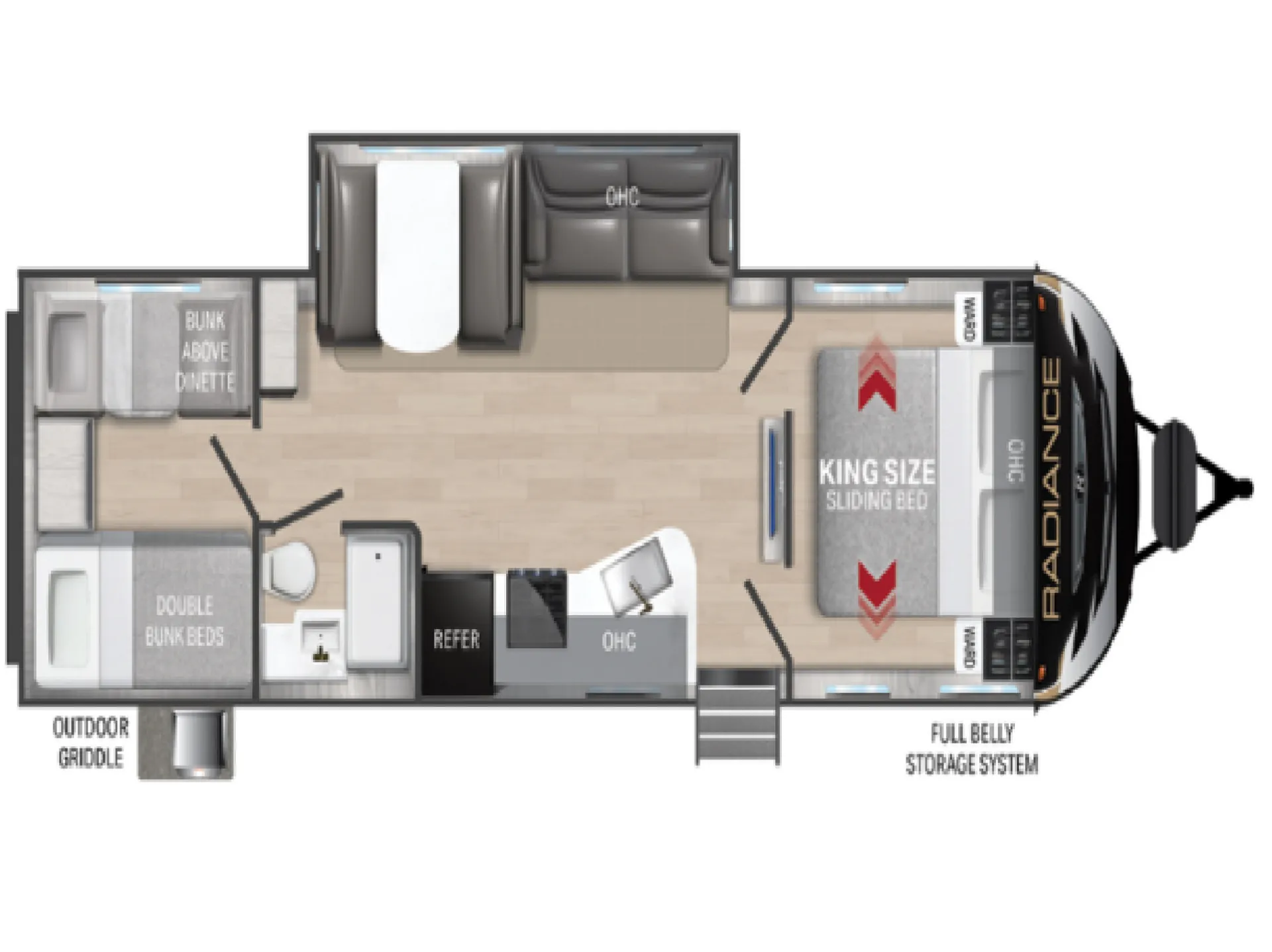 2023 Cruiser RV Radiance 28QD - Photo 3