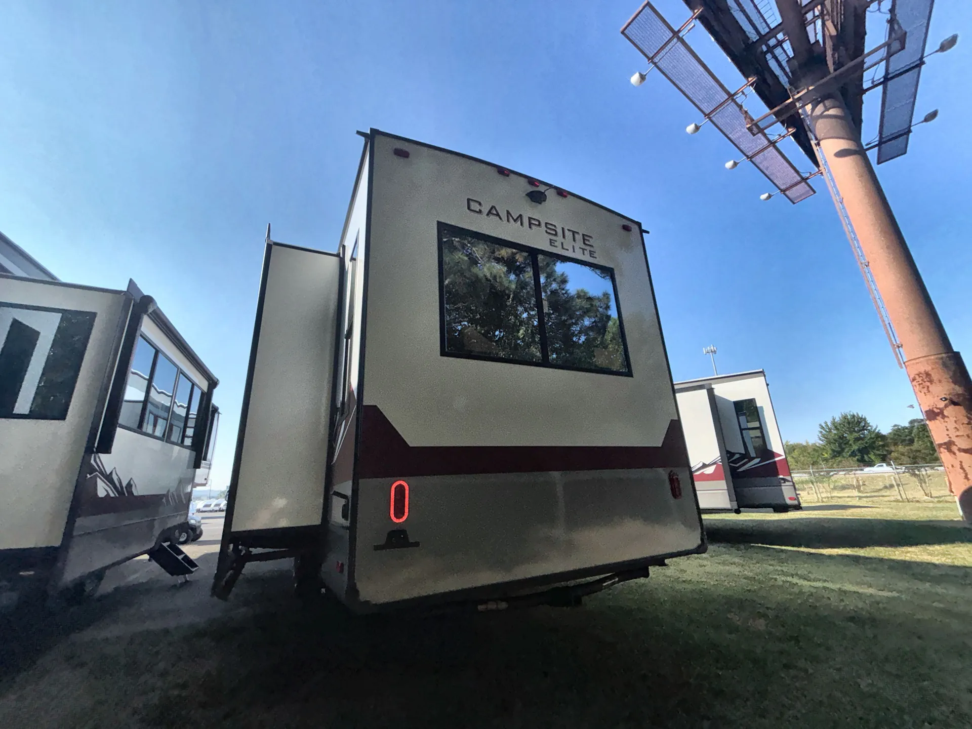2027 Forest River Campsite Elite 36RF — backside