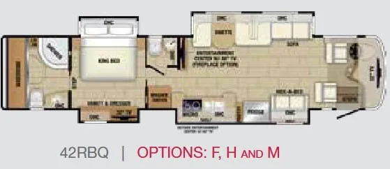 Entegra Coach Aspire 42RBQ floor plan