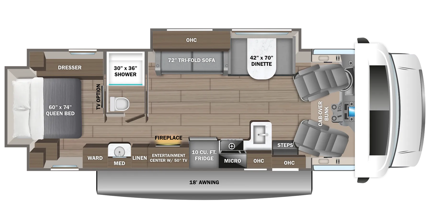 2026 Jayco Greyhawk 30Z - Floor plan