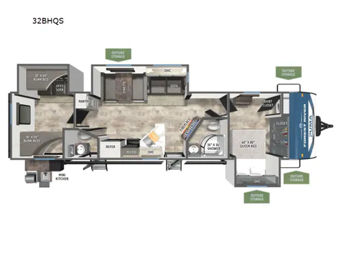 2027 Forest River Puma 32BHQS