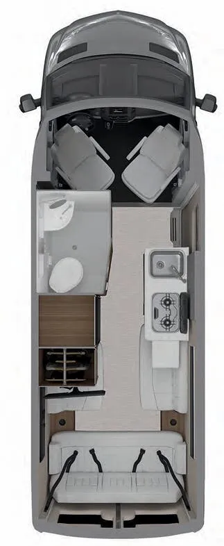 Airstream Interstate 19 19 BASE floor plan