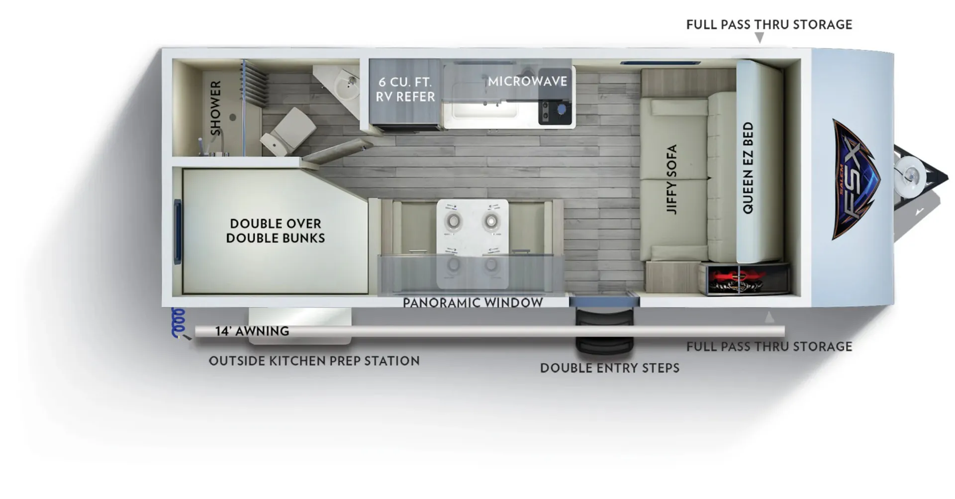 2020 Forest River Salem FSX 179DBK - Photo 2