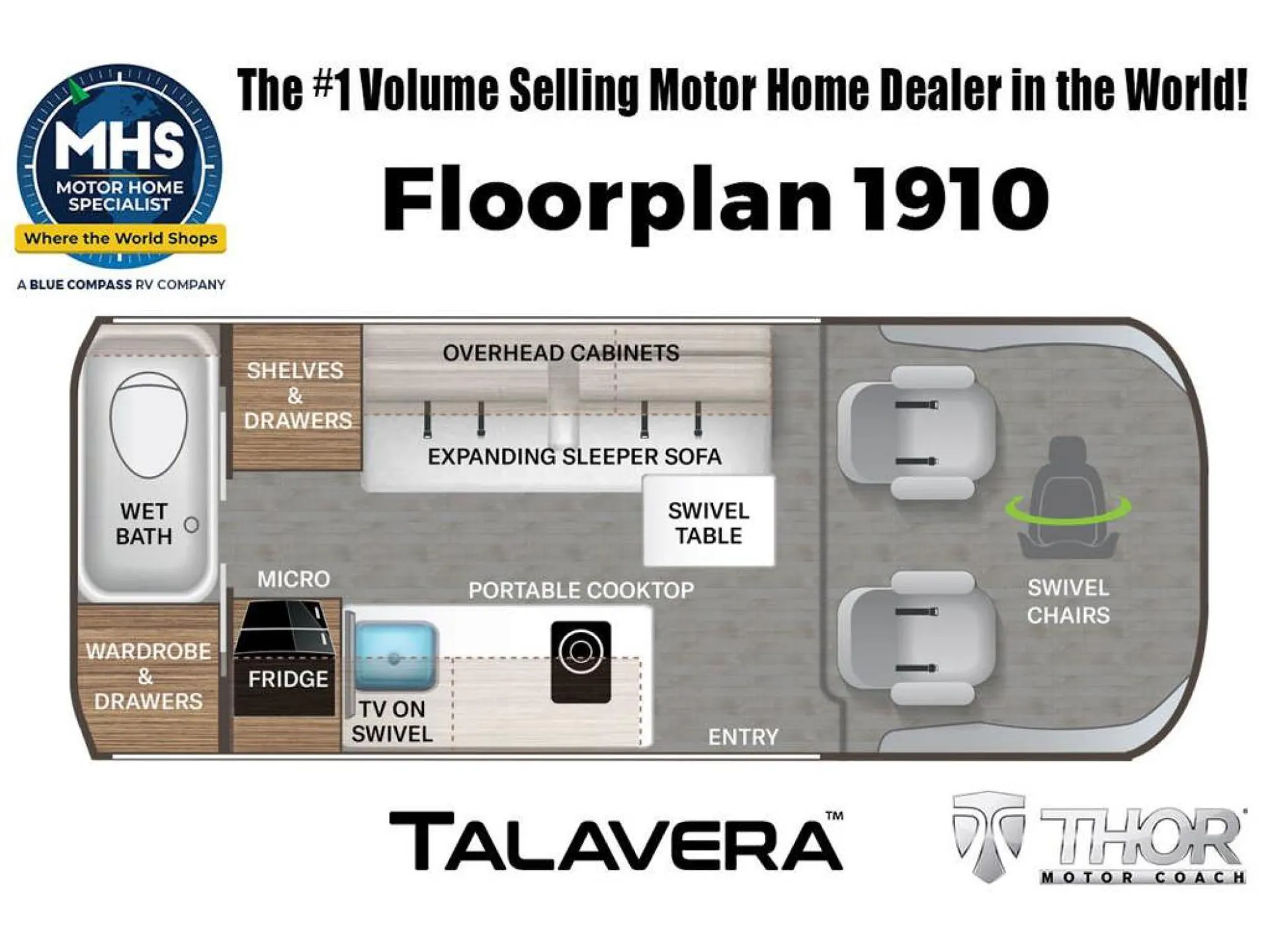 2026 Thor Motor Coach Talavera 1930 - Photo 3