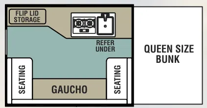 Forest River Viking LS 1760QS floor plan