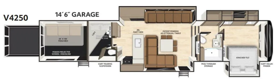 Axiom Vendetta V4250 floor plan