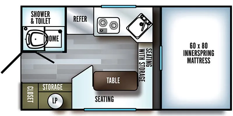 Palomino Backpack SS-1500 floor plan
