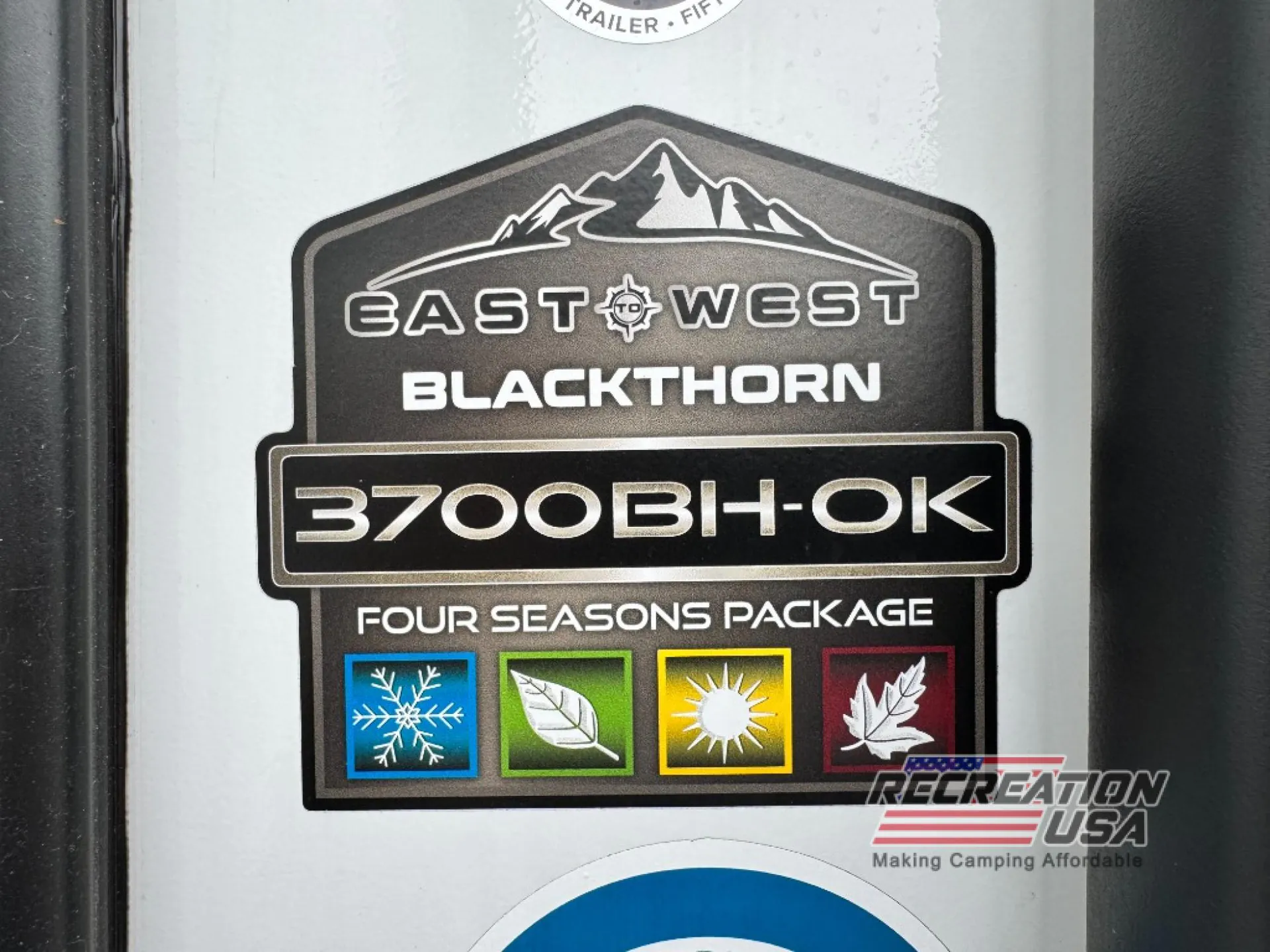 2024 East to West Blackthorn 3700BH-OK