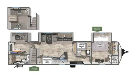Palomino Puma 429LFT floor plan