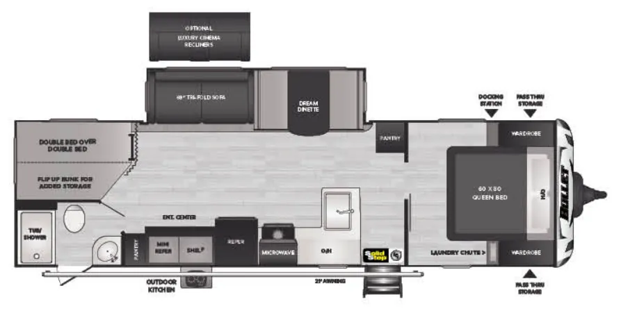 Keystone Bullet 290BHS exterior