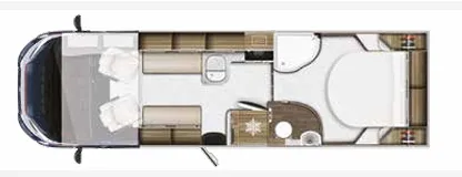 Auto-Trail Grande Frontier 80 floor plan