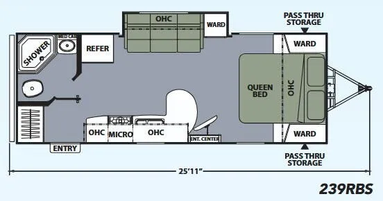 Coachmen Apex Ultra-Lite 239RBS floor plan