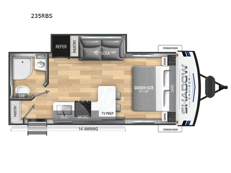 2025 Cruiser RV Shadow Cruiser 235RBS - Photo 3