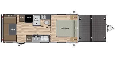 2018 Keystone RV Springdale 211SRTWE - Floor plan