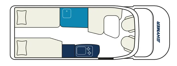 Hymer ML-T Xperience 570 floor plan