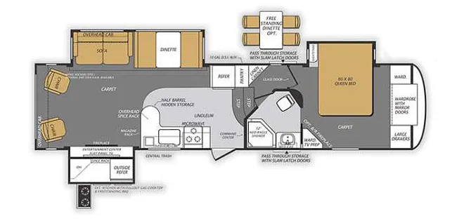 Forest River Wildcat Maxx 317RL floor plan