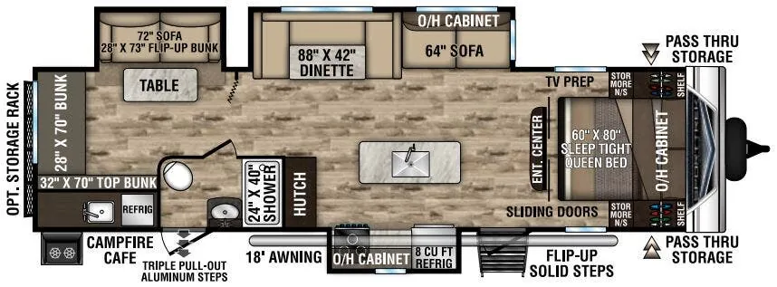 Venture RV SportTrek ST320VIK floor plan