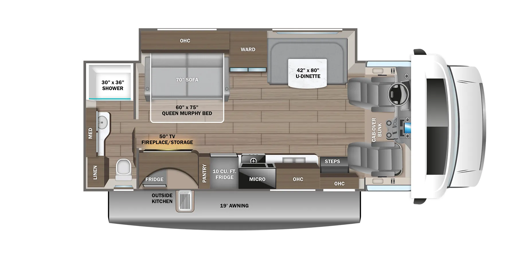 Jayco Redhawk 26M floor plan