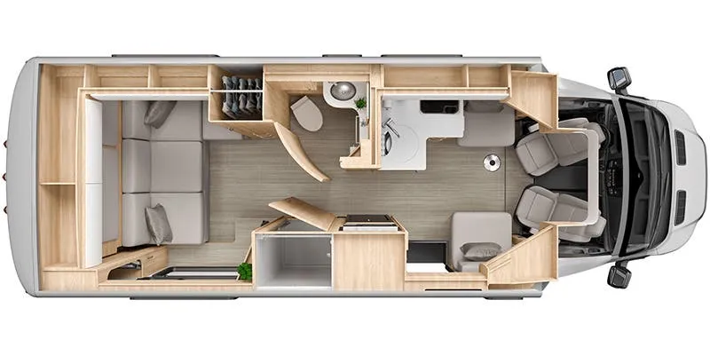 Leisure Travel Wonder W24RL floor plan