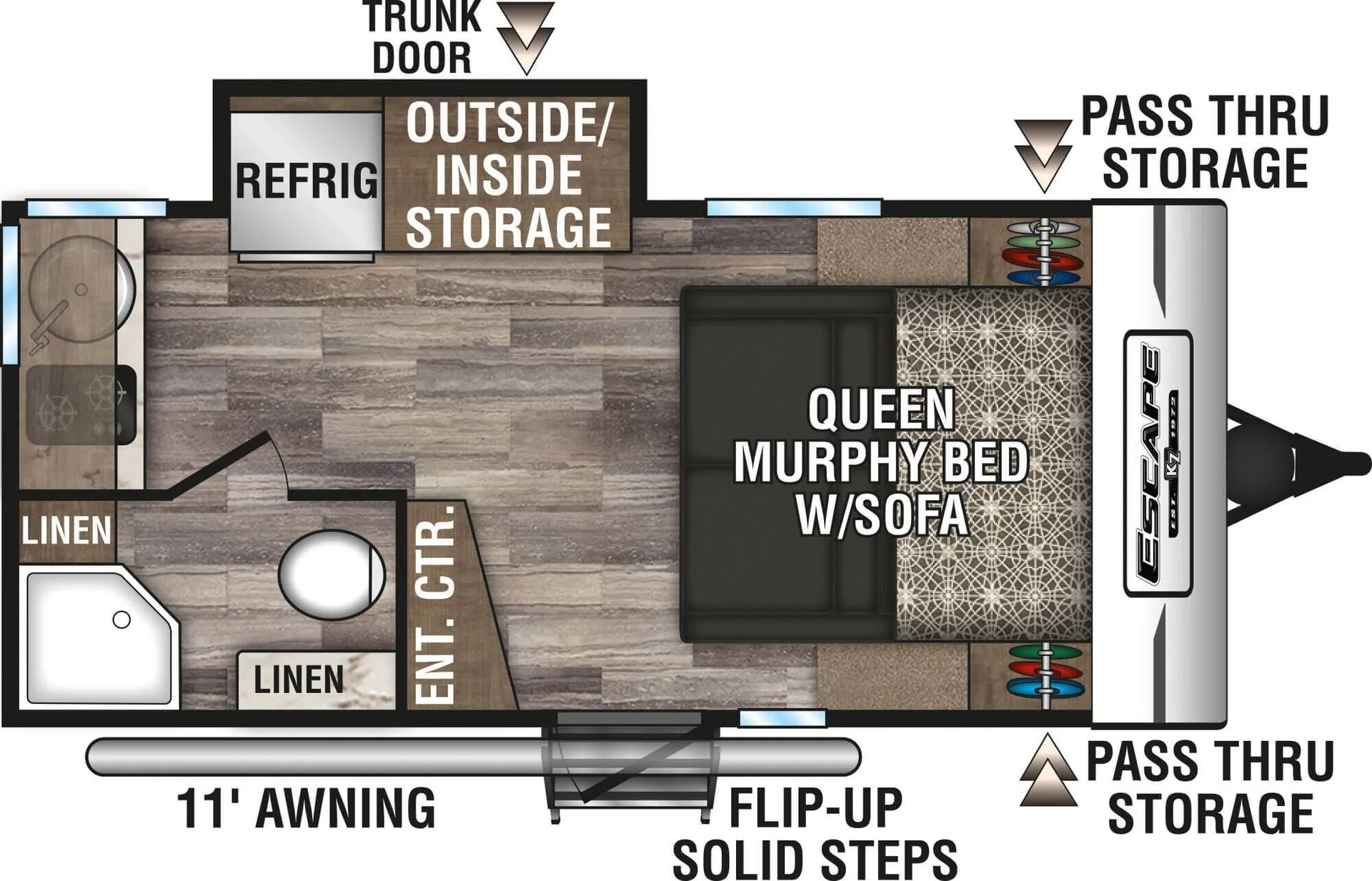 K-Z Escape E171MB floor plan