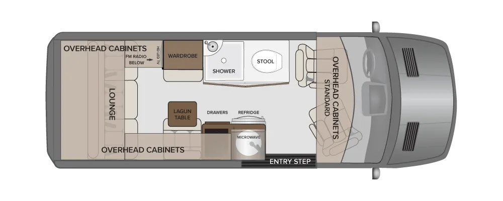 Holiday Rambler Xpedition AL2 floor plan