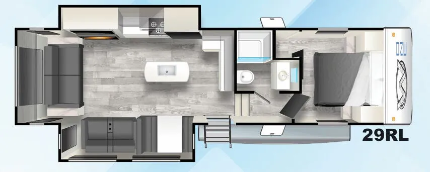 Forest River Wildcat ONE 29RL floor plan