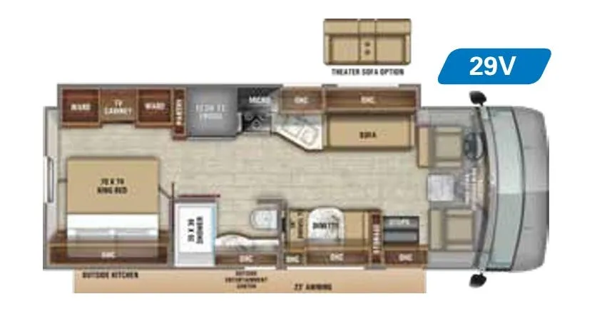 Jayco Precept 29V floor plan