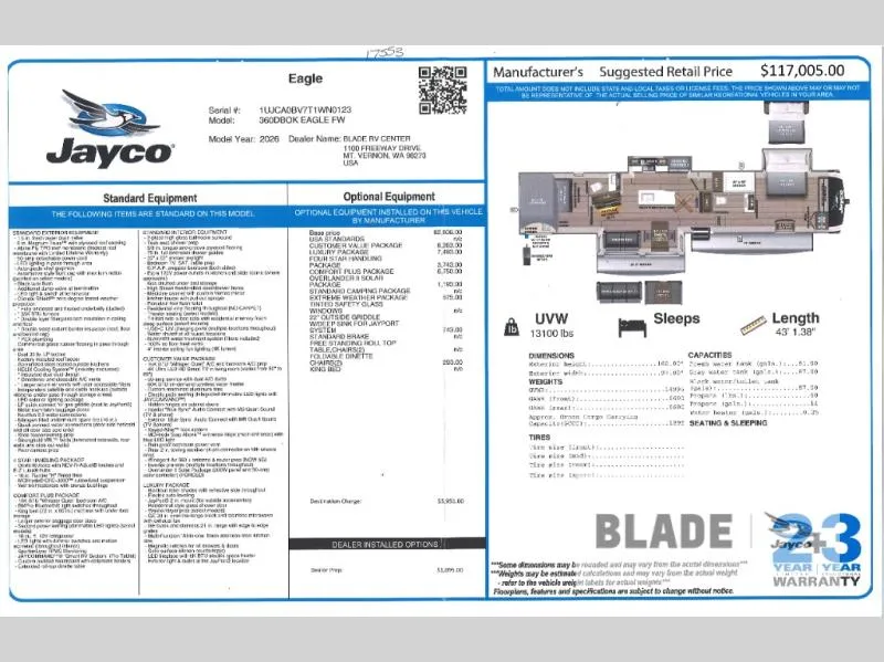 2026 Jayco Eagle 360DBOK - Photo 3
