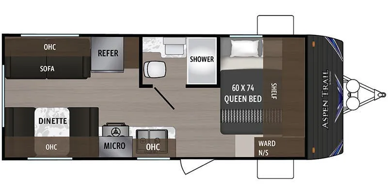 Dutchmen Aspen Trail 1930RDWE floor plan