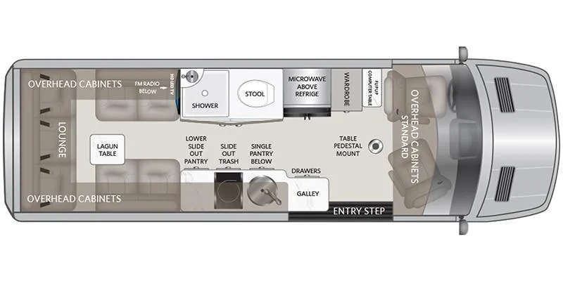 American Coach American Patriot 170EXT - MD2 floor plan