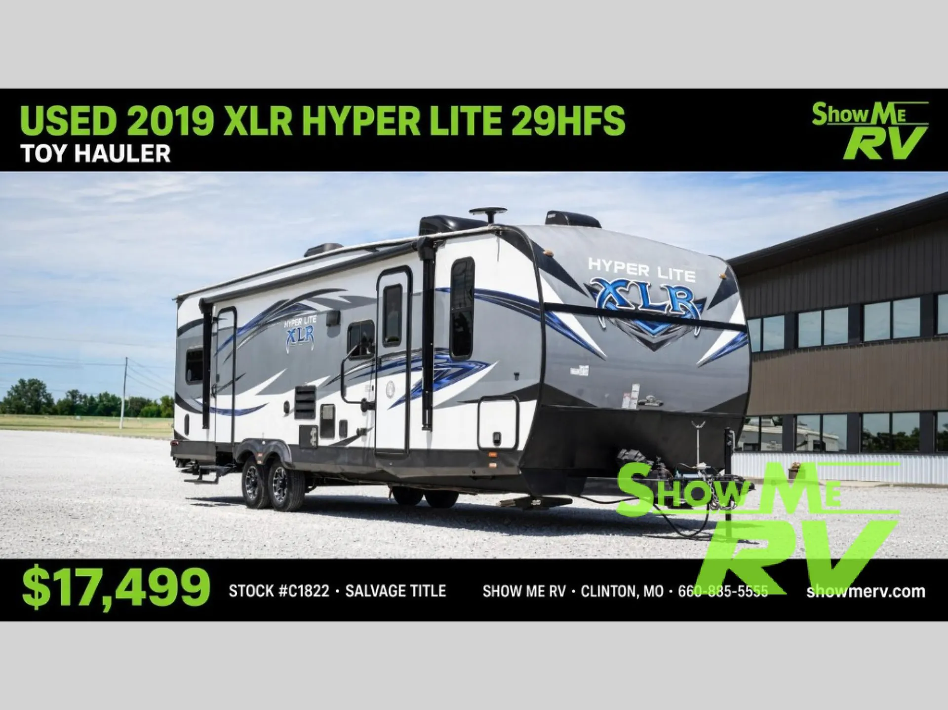 2019 Forest River XLR Hyperlite 29HFS