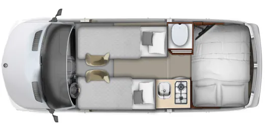 Roadtrek 170 Versatile Base floor plan