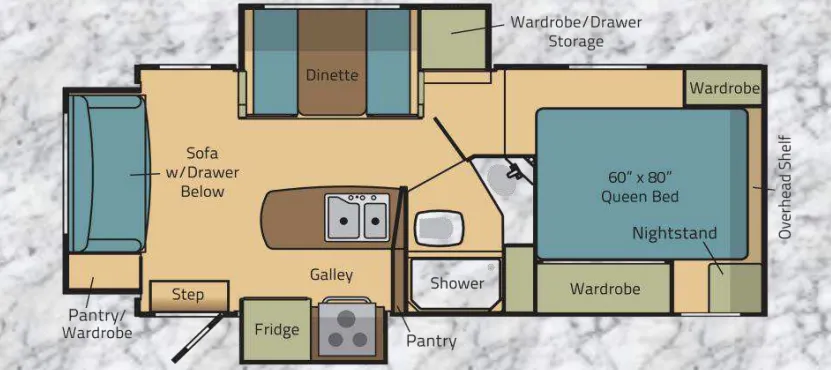 Adventurer Eagle Cap 1165 floor plan