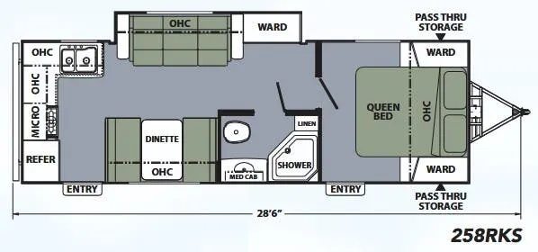 Coachmen Apex Ultra-Lite 258RKS floor plan