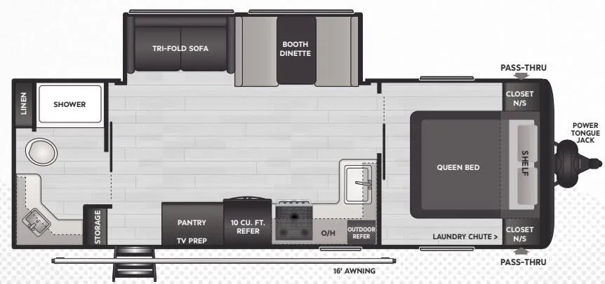 Keystone Springdale 240RB floor plan