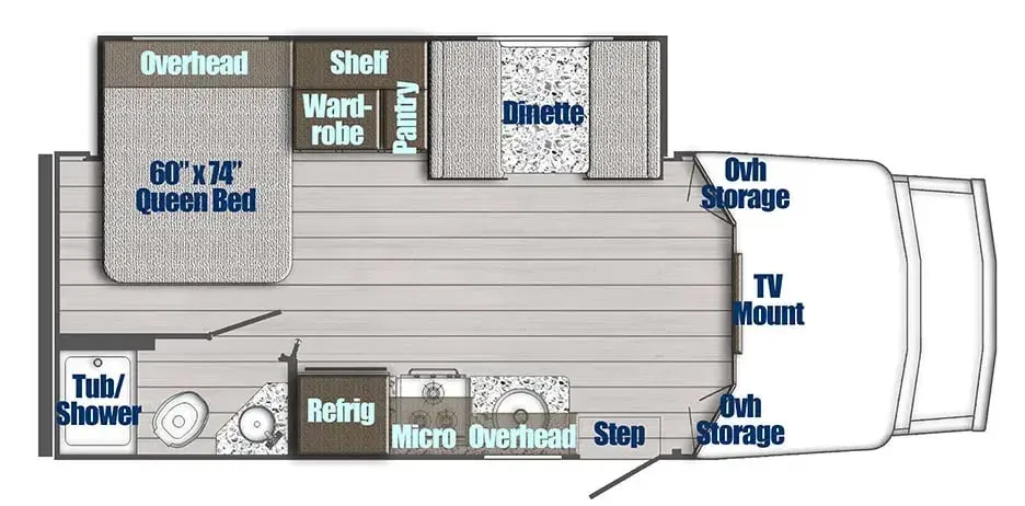 2026 Gulf Stream RV Yellowstone Y5245 floor plan