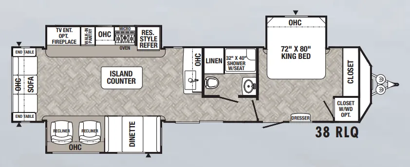 Palomino Puma 38RLQ floor plan