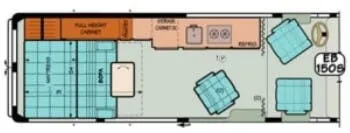 Sportsmobile Sprinter 150S floor plan