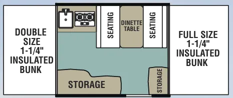 Forest River Viking Epic 1906 floor plan