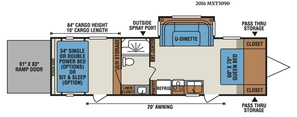 K-Z MXT MXT3090 floor plan