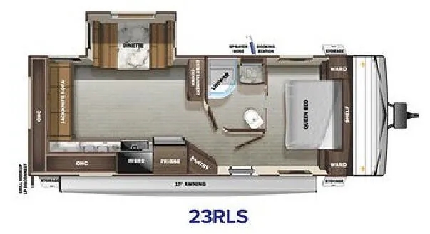 Starcraft Autumn Ridge 23RLS floor plan