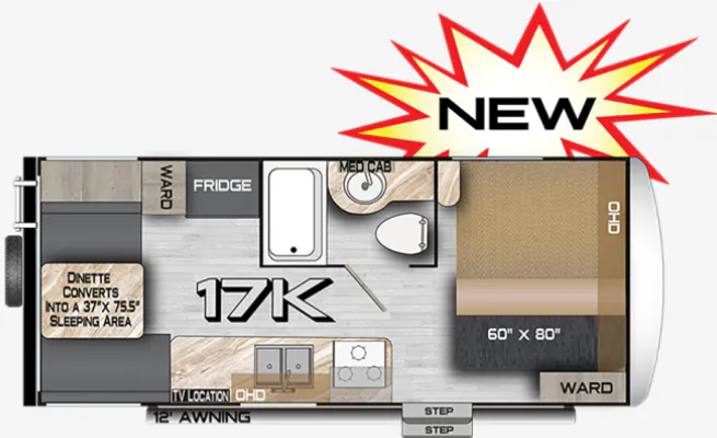 Northwood Nash Camp 17K floor plan