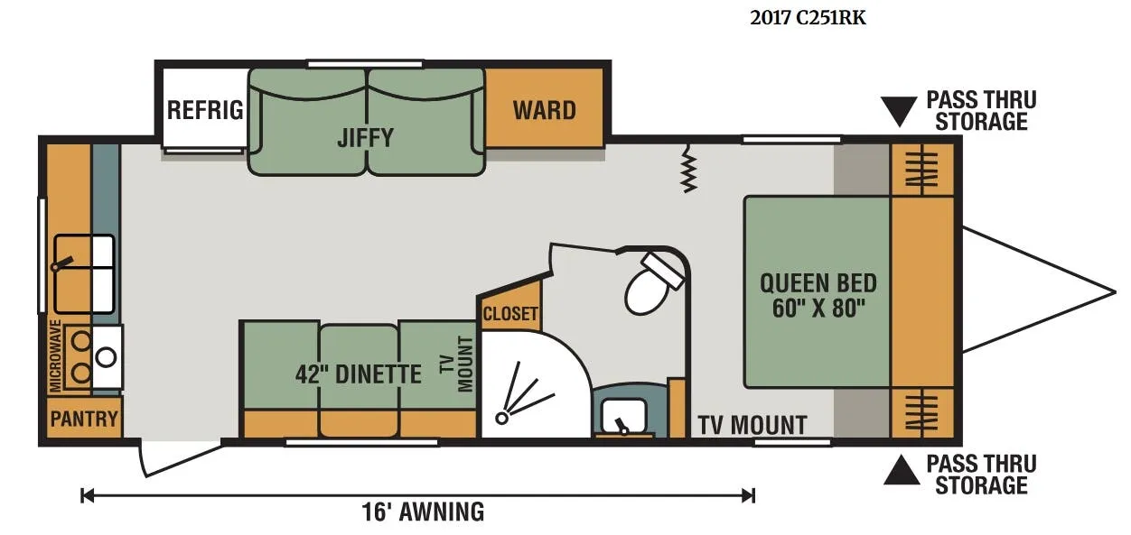 K-Z Connect C251RK floor plan